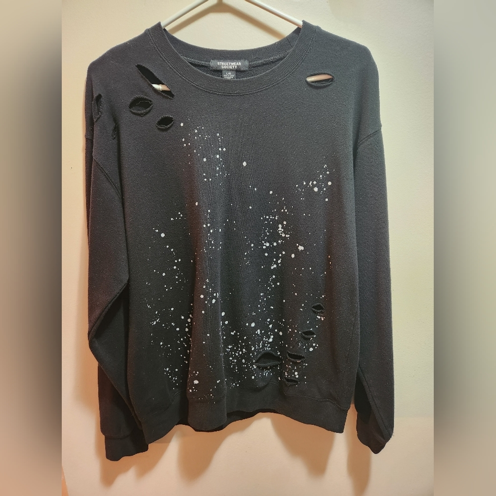 Distressed Sweater top